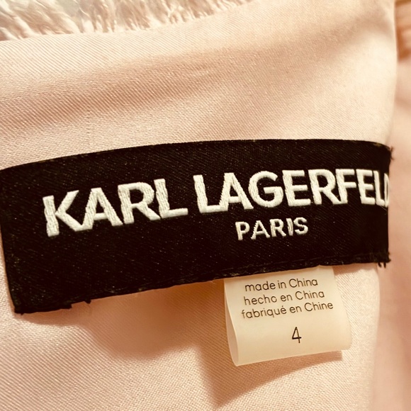 Pink Tweed Short sleeve Dress - Picture 7 of 11